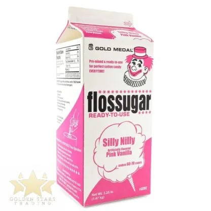 #IN2026 - Gold Medal Flossugar Cotton Candy Mix - Pink Vanilla 3.25 LB