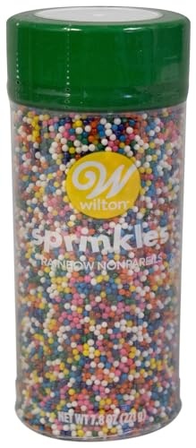 #CS9986 - Wilton Rainbow Nonpareil Sprinkles 7.8 Oz (221g)