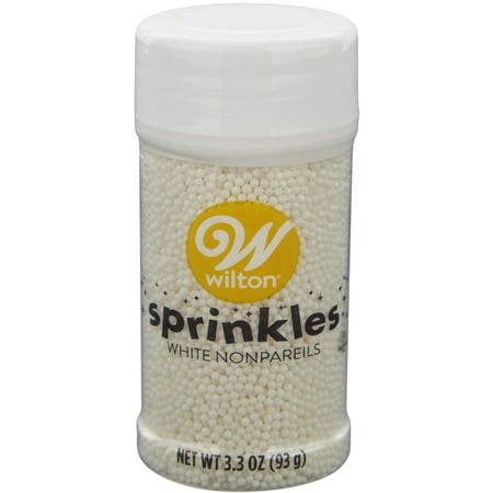#CS9962 - Wilton White Nonpareil Sprinkles 3.2 Oz (93.5g)