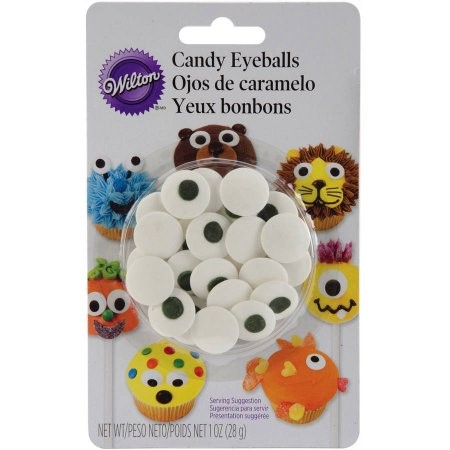 #CS1334 - Wilton Large Candy Eyeballs Sprinkles  1 Oz (28g)