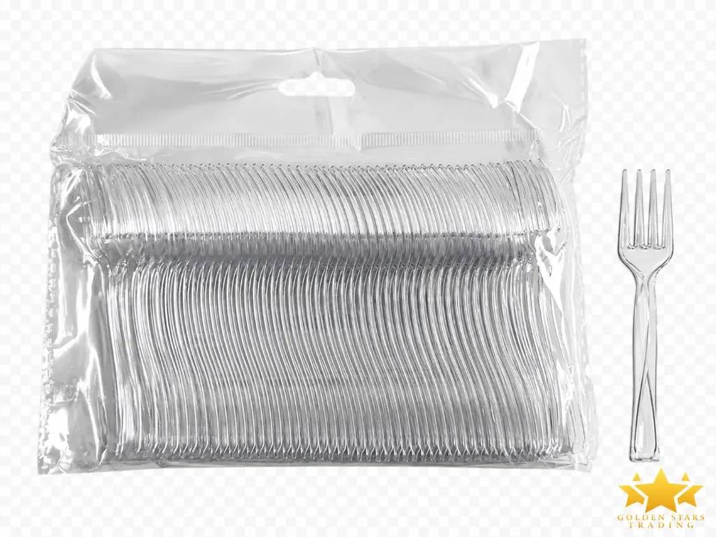 #PK3989 - Clear Mini Forks (50ct)