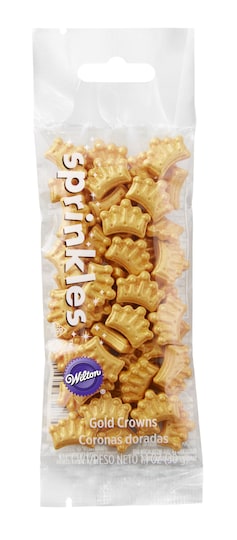 #CS2870 - Wilton Gold Crown Sprinkles 1.1 Oz (30g)