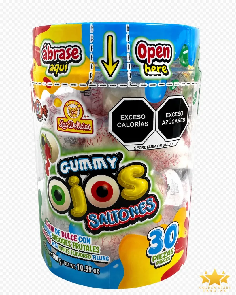 #CN4026 - Las Delicias Gummy Ojos 30ct *Halal*