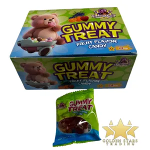 #CN2097 - Bear Gummy Treat Fruit Flavor Candy 24ct
