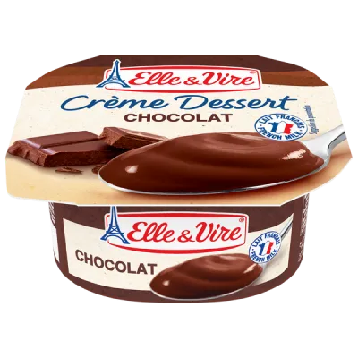 #CH9142 - Elle & Vire Creme Dessert Pudding 100g - Chocolate