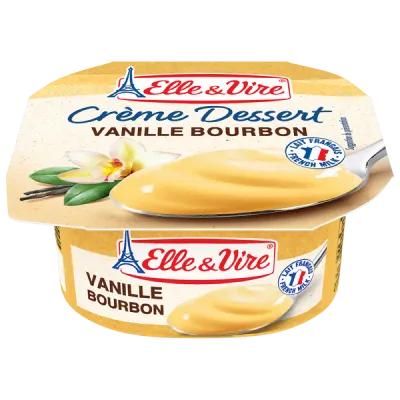 #CH9180 - Elle & Vire Creme Dessert Pudding 100g - Vanilla