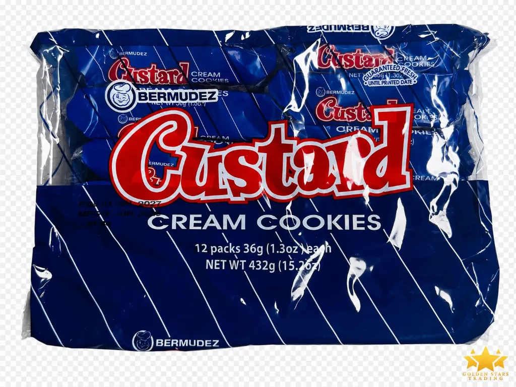 #BW2718 - Bermudez Custard Cream Cookies 12 x 36g
