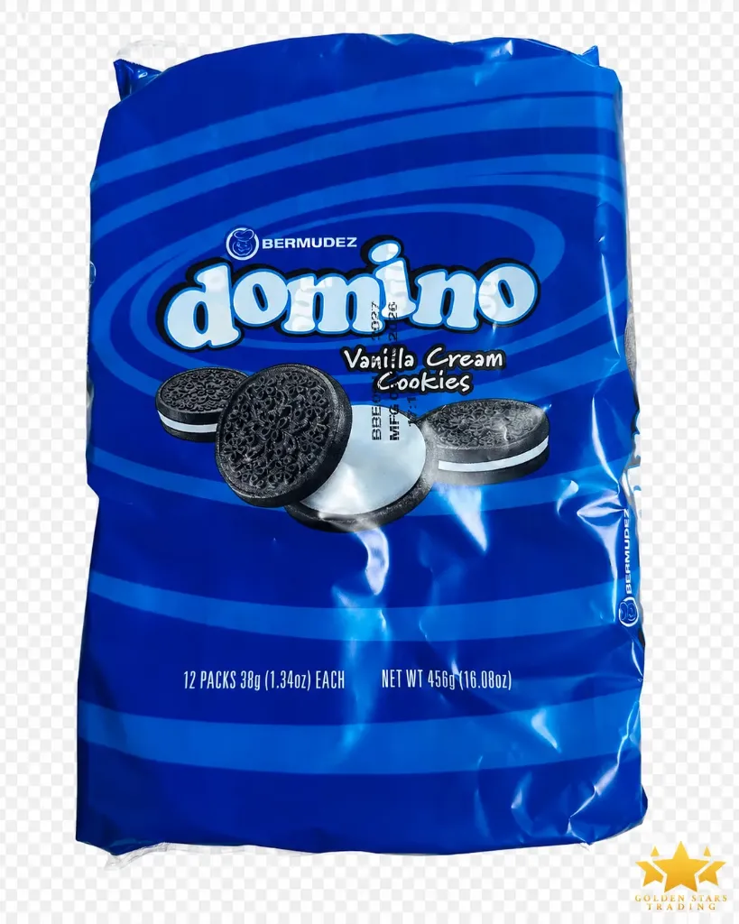 #BW8628 - Bermudez Domino Vanilla Cream Cookies 12 x 38g