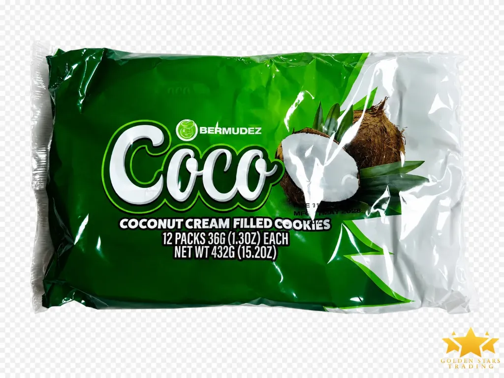 #BW6733 - Bermudez Coco Coconut Cream Filled Cookies 12 x 36g