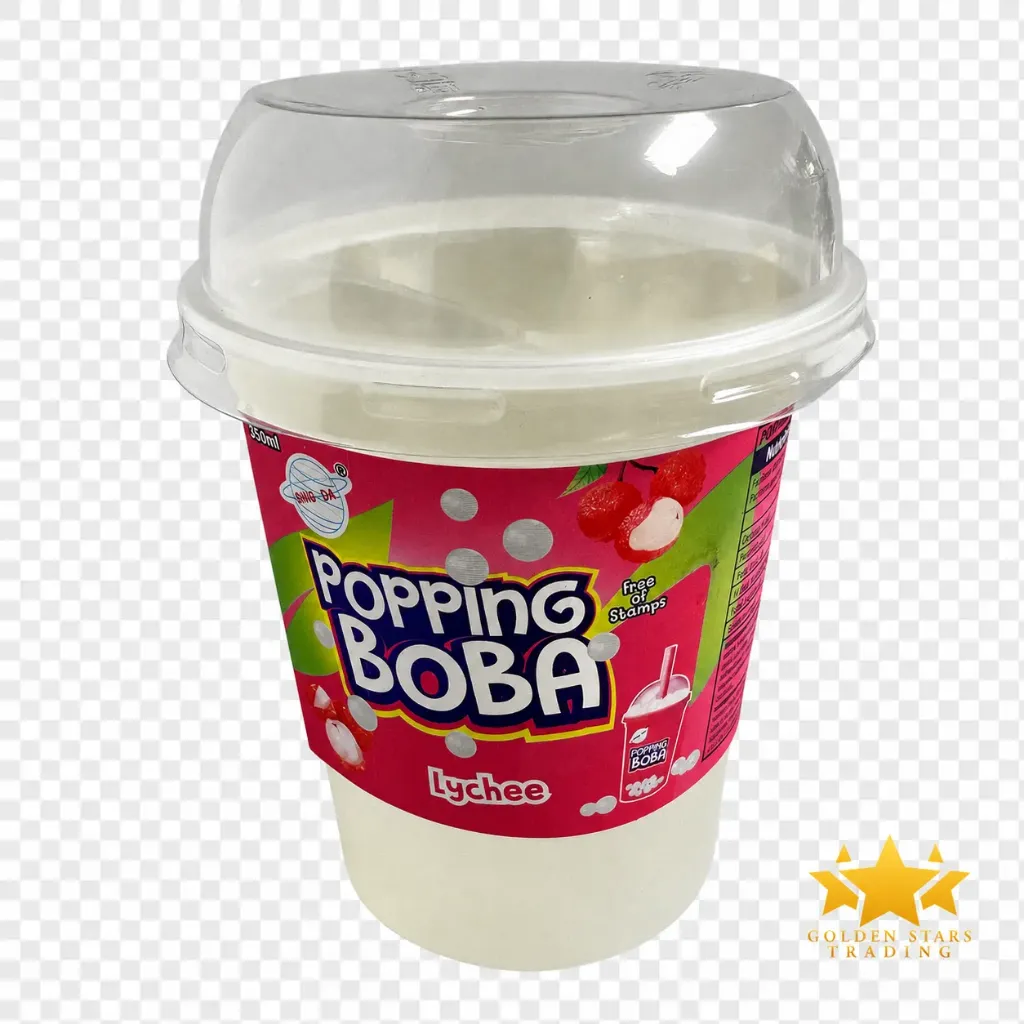 #DR0410 - Popping Boba Drink 350ml - Lychee