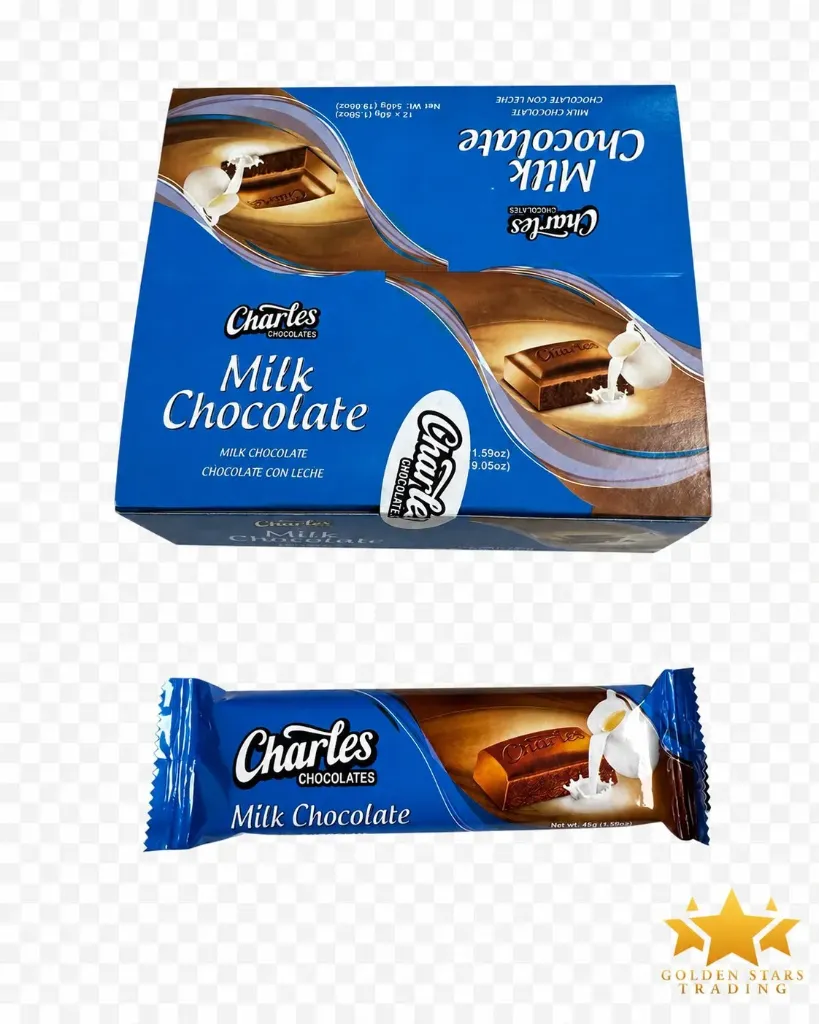 #CN2066 - Charles Chocolates Milk Chocolate 12x45g