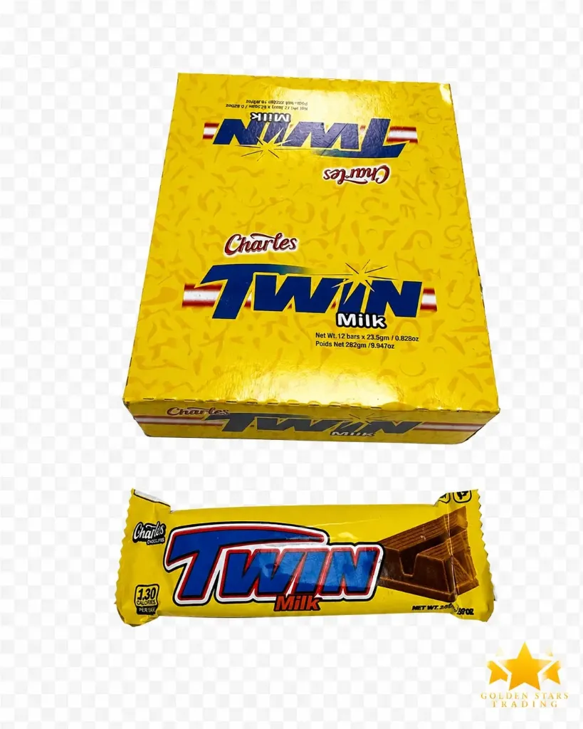 #CN7801 - Charles Chocolates Twin - Milk 12 x 23.5g