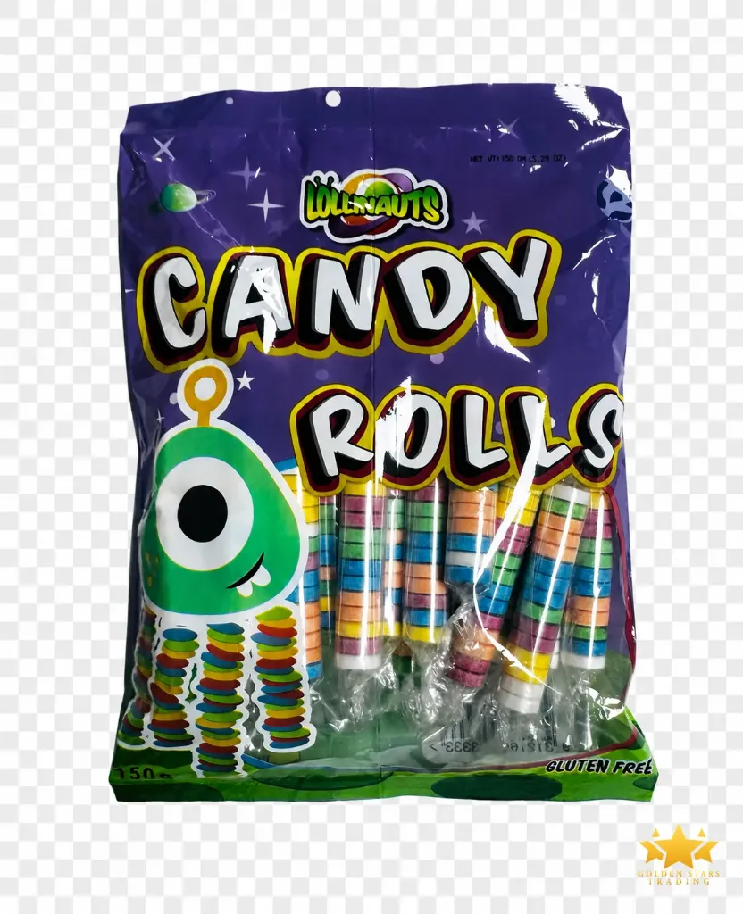#CN3333 - Lollinauts Compressed Candy Rolls 150g