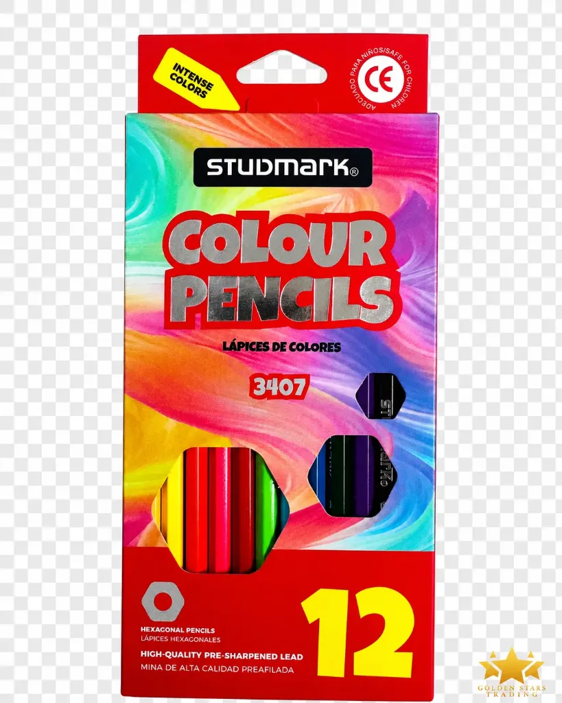#ST8092 - Studmark Colour Pencils 12ct