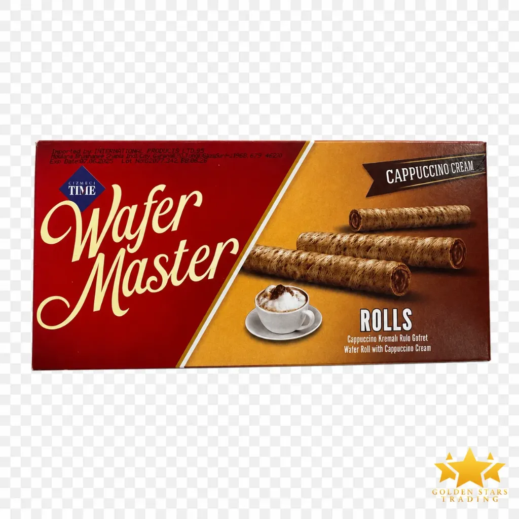 #BW7051 - Wafer Master Rolls - Cappuccino Cream 65g *Halal*