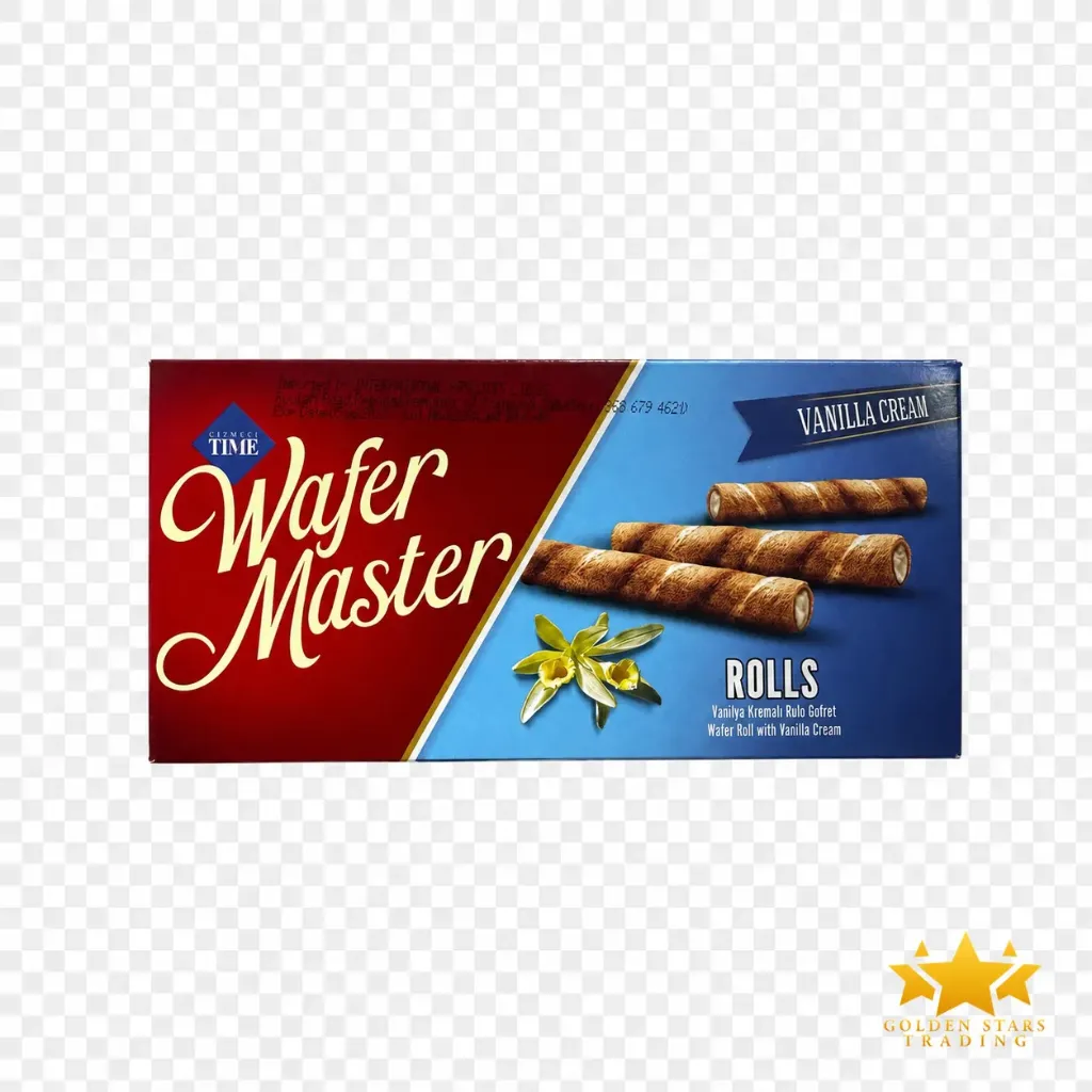 #BW9055 - Wafer Master Rolls - Vanilla Cream 65g *Halal*
