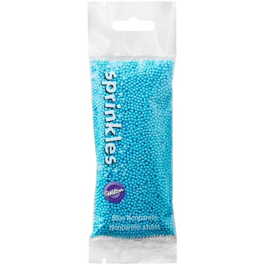 #CS0879 - Wilton Blue Nonpareil Sprinkles 1.4 Oz (40g)